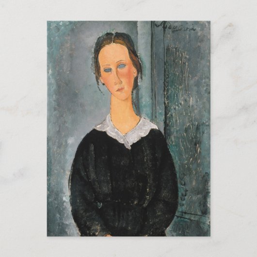 Amedeo Modigliani - Dienstmeisje Briefkaart (Voorkant)
