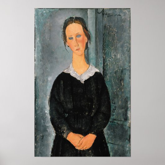 Amedeo Modigliani - Dienstmeisje Poster (Voorkant)