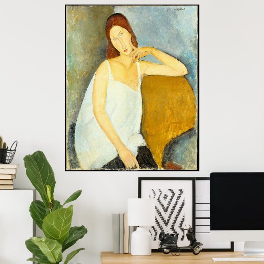 Amedeo Modigliani echtgenote Portrait Poster (Thuiskantoor)