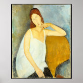 Amedeo Modigliani echtgenote Portrait Poster (Voorkant)