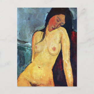 Amedeo Modigliani - Gezeten vrouw Briefkaart