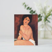 Amedeo Modigliani Grote Zittende Vrouw Briefkaart (Staand voorkant)