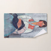 Amedeo Modigliani - Gypsy Vrouw met Baby Bad Handdoek (Handdoek)