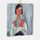 Amedeo Modigliani - Gypsy Vrouw met Baby Keramisch Ornament (Rechts)