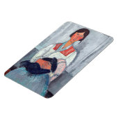 Amedeo Modigliani - Gypsy Vrouw met Baby Magneet (Linkerzijde)