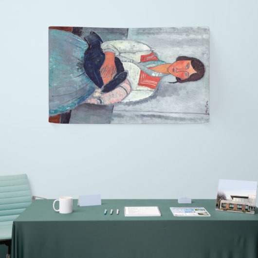 Amedeo Modigliani - Gypsy Vrouw met Baby Spandoek (Beurs)