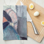 Amedeo Modigliani - Gypsy Vrouw met Baby Theedoek (Quarter Fold)