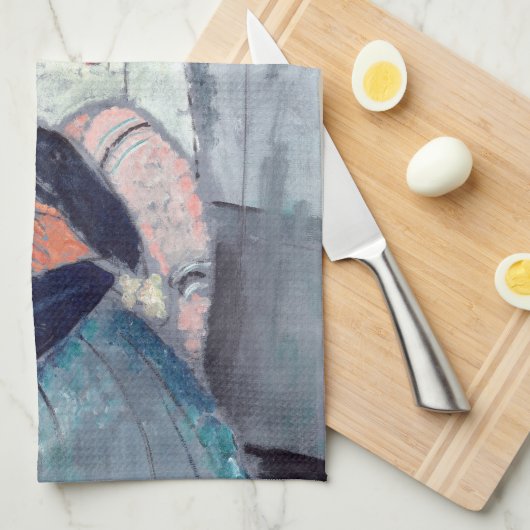 Amedeo Modigliani - Gypsy Vrouw met Baby Theedoek (Quarter Fold)