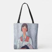 Amedeo Modigliani - Gypsy Vrouw met Baby Tote Bag (Achterkant)