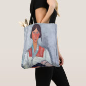 Amedeo Modigliani - Gypsy Vrouw met Baby Tote Bag (Dichtbij)