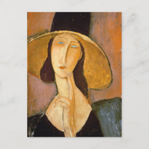 Amedeo Modigliani - hoofd van een vrouw Briefkaart