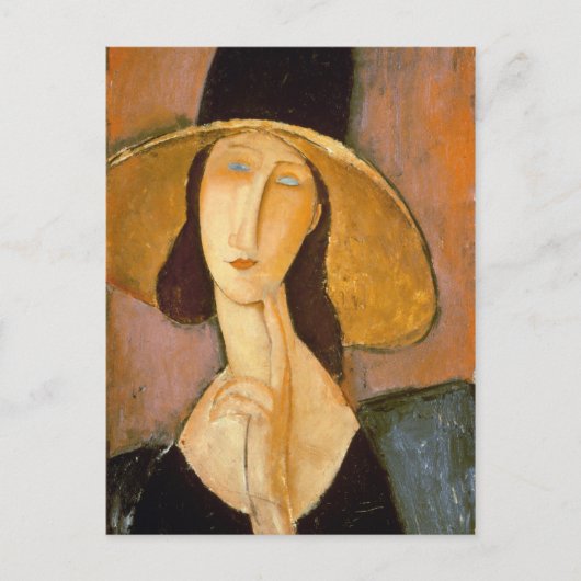 Amedeo Modigliani - hoofd van een vrouw Briefkaart (Voorkant)