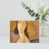Amedeo Modigliani - hoofd van een vrouw Briefkaart (Staand voorkant)
