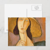 Amedeo Modigliani - hoofd van een vrouw Briefkaart (Voorkant / Achterkant)