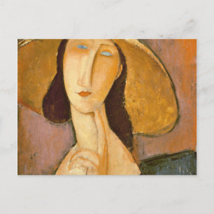 Amedeo Modigliani - hoofd van een vrouw Briefkaart