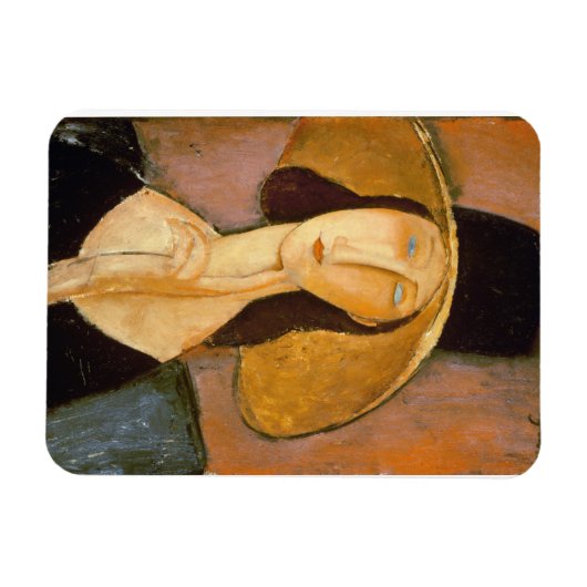 Amedeo Modigliani - hoofd van een vrouw Magneet (Horizontaal)