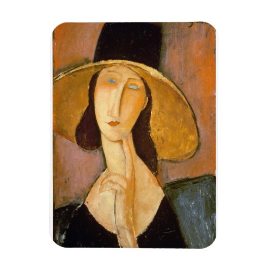 Amedeo Modigliani - hoofd van een vrouw Magneet (Verticaal)