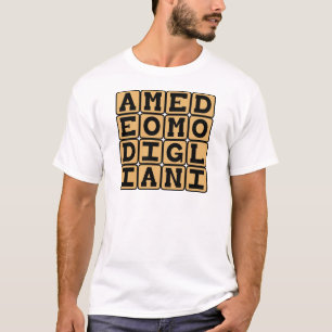 Amedeo Modigliani, Italiaanse artiest T-shirt
