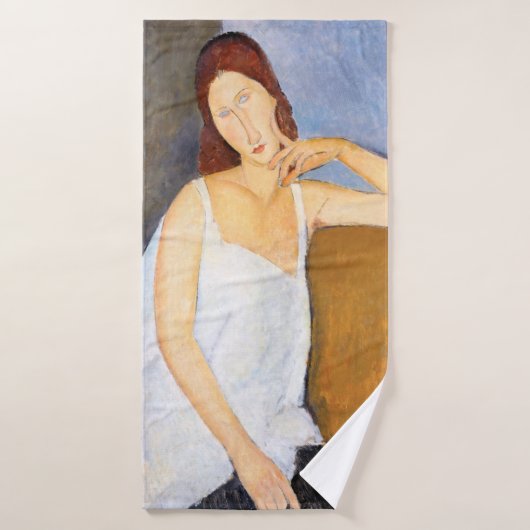 Amedeo Modigliani - Jeanne Hebuterne Bad Handdoek (Badhanddoek)