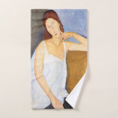 Amedeo Modigliani - Jeanne Hebuterne Bad Handdoek (Handdoek)