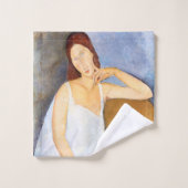 Amedeo Modigliani - Jeanne Hebuterne Bad Handdoek (Wasdoekje)