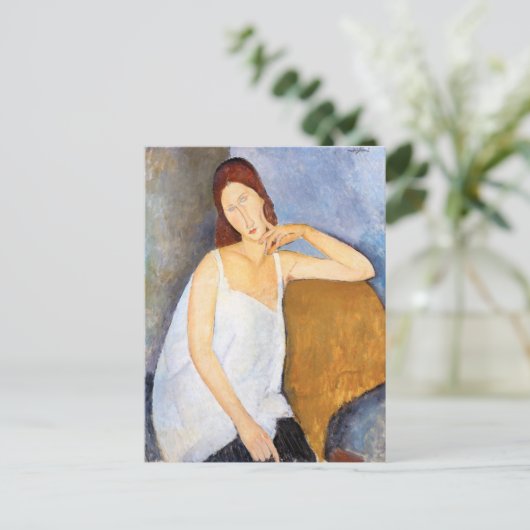 Amedeo Modigliani - Jeanne Hebuterne Briefkaart (Staand voorkant)