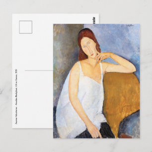 Amedeo Modigliani - Jeanne Hebuterne Briefkaart