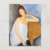 Amedeo Modigliani - Jeanne Hebuterne Briefkaart (Voorkant)