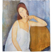 Amedeo Modigliani - Jeanne Hebuterne Douchegordijn (Voorkant)