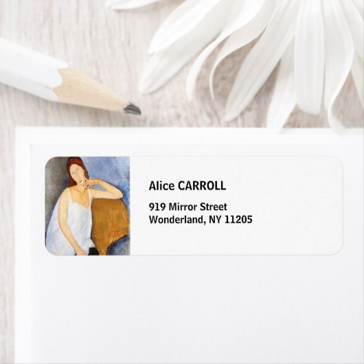 Amedeo Modigliani - Jeanne Hebuterne Etiket (Insitu)