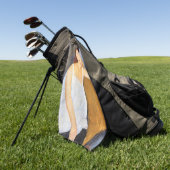 Amedeo Modigliani - Jeanne Hebuterne Golfhanddoek (Groen)