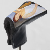 Amedeo Modigliani - Jeanne Hebuterne Golfheadcover (3/4 voorkant)