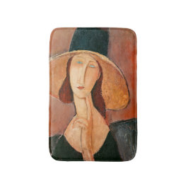 Amedeo Modigliani - Jeanne Hebuterne in groot Pet Badmat
