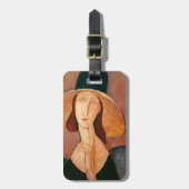 Amedeo Modigliani - Jeanne Hebuterne in groot Pet Bagagelabel (Voorkant verticaal)