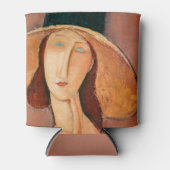 Amedeo Modigliani - Jeanne Hebuterne in groot Pet Blikjeskoeler (Voorkant)