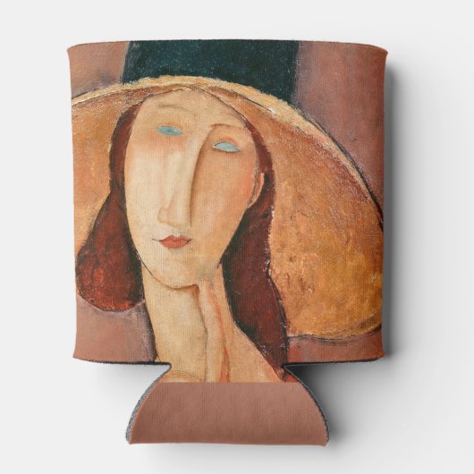 Amedeo Modigliani - Jeanne Hebuterne in groot Pet Blikjeskoeler (Achterkant)