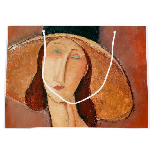 Amedeo Modigliani - Jeanne Hebuterne in groot Pet Cadeauzakje (Voorkant)