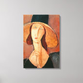 Amedeo Modigliani - Jeanne Hebuterne in groot Pet Canvas Afdruk (Voorkant)