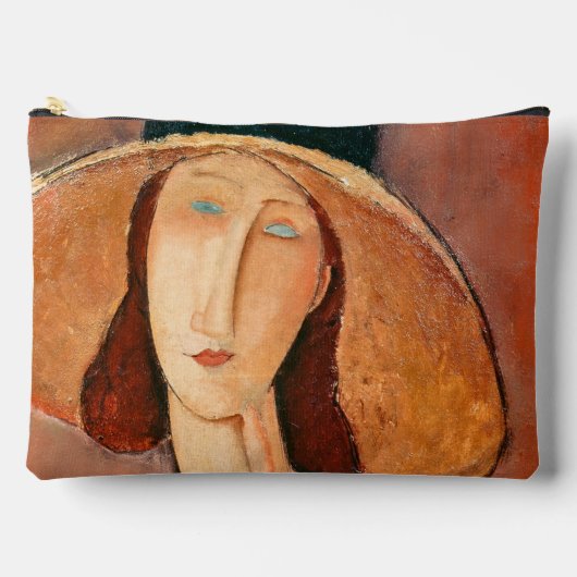 Amedeo Modigliani - Jeanne Hebuterne in groot Pet Etui (Voorkant)