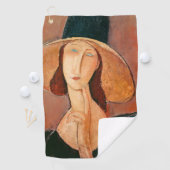 Amedeo Modigliani - Jeanne Hebuterne in groot Pet Golfhanddoek (Insitu)