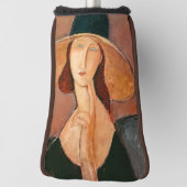 Amedeo Modigliani - Jeanne Hebuterne in groot Pet Golfheadcover (Draai 90)
