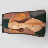 Amedeo Modigliani - Jeanne Hebuterne in groot Pet Golfheadcover (Voorkant)