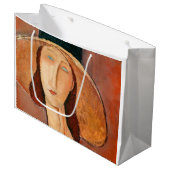 Amedeo Modigliani - Jeanne Hebuterne in groot Pet Groot Cadeauzakje (Voorkant Gekanteld)