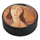 Amedeo Modigliani - Jeanne Hebuterne in groot Pet Hockey Puck (3/4)