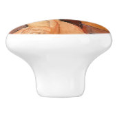 Amedeo Modigliani - Jeanne Hebuterne in groot Pet Keramische Knop (Zijkant)