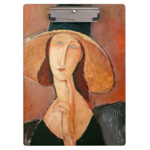Amedeo Modigliani - Jeanne Hebuterne in groot Pet