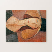Amedeo Modigliani - Jeanne Hebuterne in groot Pet Legpuzzel (Horizontaal)