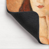 Amedeo Modigliani - Jeanne Hebuterne in groot Pet Muismat (Hoek)