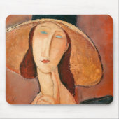 Amedeo Modigliani - Jeanne Hebuterne in groot Pet Muismat (Voorkant)