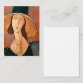 Amedeo Modigliani - Jeanne Hebuterne in groot Pet Notitiekaartje (Voorkant / Achterkant)